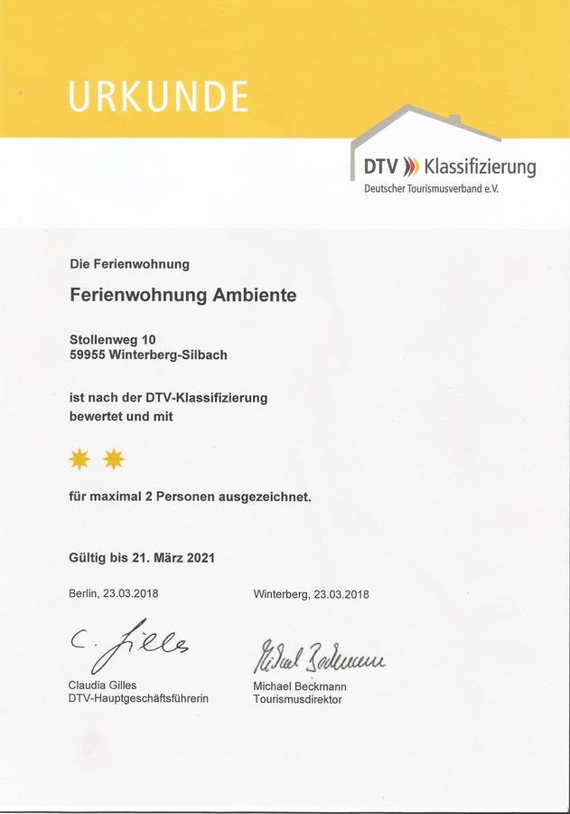 Ferienwohnung Ambiente Winterberg Exterior foto